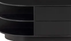 WOOOD Lowboard »Finca, Kommode mit abgerundeten Abschlussregal« mit modernem Push-to-Open-System, Breite 78 cm
