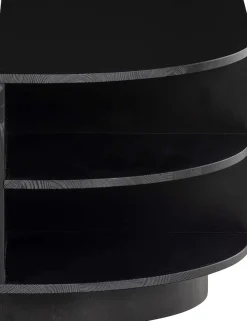 WOOOD Lowboard »Finca, Kommode mit abgerundeten Abschlussregal« mit modernem Push-to-Open-System, Breite 78 cm