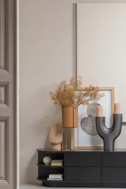 WOOOD Lowboard »Finca, Kommode mit abgerundeten Abschlussregal« mit modernem Push-to-Open-System, Breite 78 cm