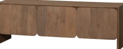 WOOOD Lowboard »Jerre Massivholz Mangoholz abgerundeten Ecken H 50 x B 150 x T 40 cm« Tragkraft Deckplatte 100 kg, fertig montiert geliefert, pfleigleicht