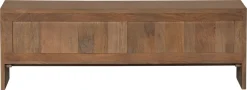 WOOOD Lowboard »Jerre Massivholz Mangoholz abgerundeten Ecken H 50 x B 150 x T 40 cm« Tragkraft Deckplatte 100 kg, fertig montiert geliefert, pfleigleicht