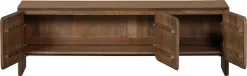 WOOOD Lowboard »Jerre Massivholz Mangoholz abgerundeten Ecken H 50 x B 150 x T 40 cm« Tragkraft Deckplatte 100 kg, fertig montiert geliefert, pfleigleicht