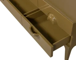 WOOOD Lowboard »Merge mit Eukalyptusholz und 4 Schubladen« Eukalyptusholz, Tragkraft 120 kg, Metallbeine