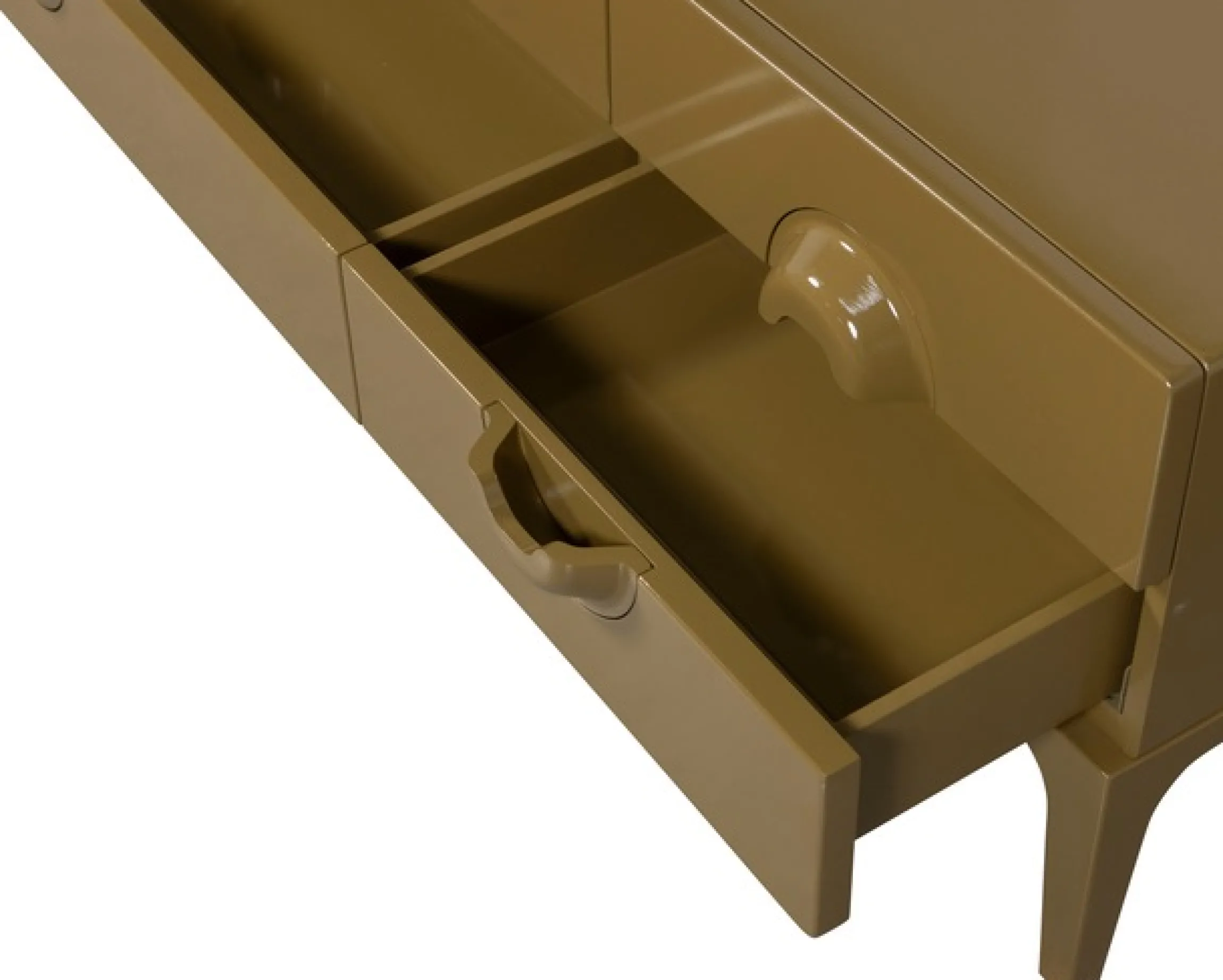WOOOD Lowboard »Merge mit Eukalyptusholz und 4 Schubladen« Eukalyptusholz, Tragkraft 120 kg, Metallbeine
