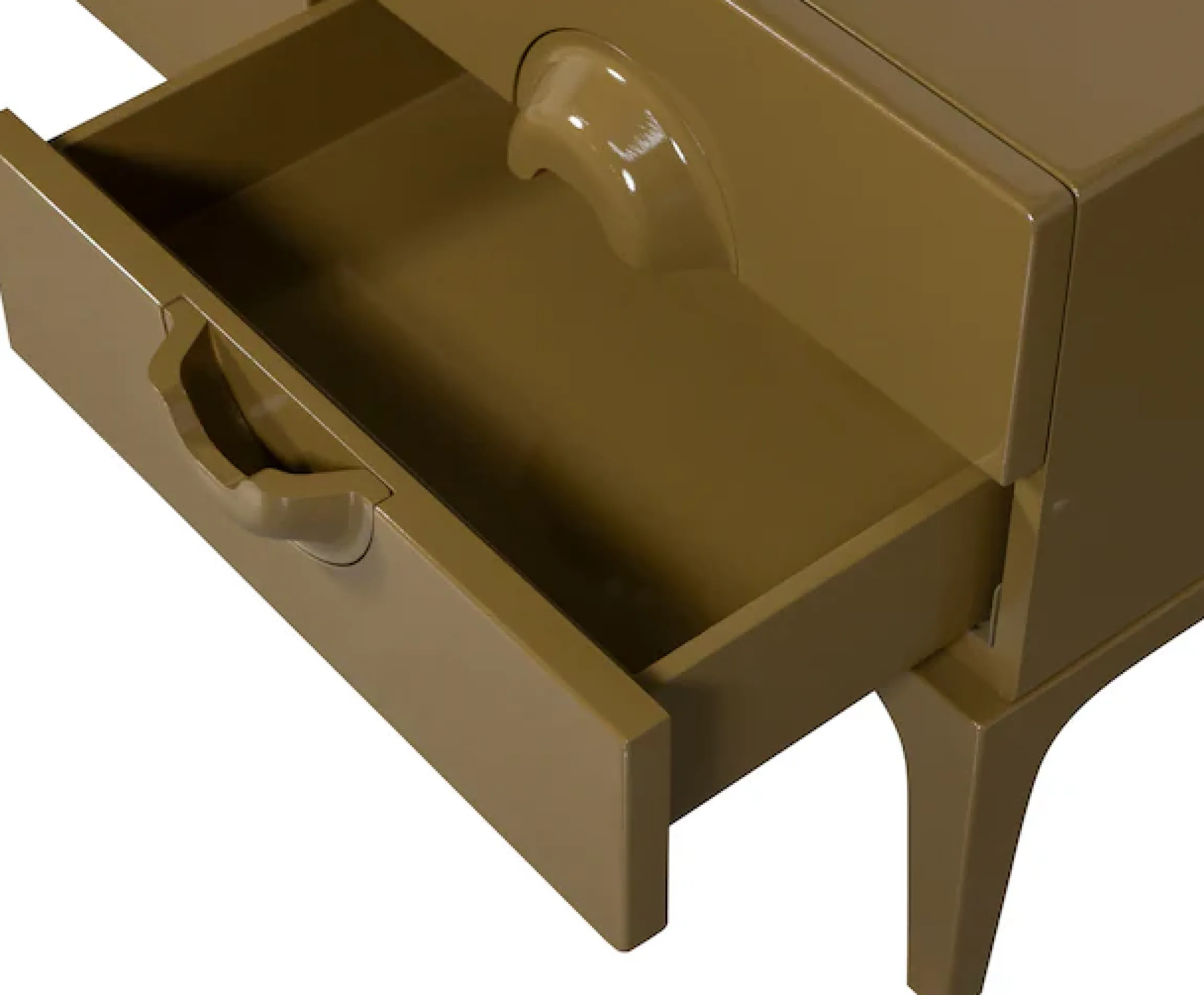 WOOOD Lowboard »Merge mit Eukalyptusholz und 4 Schubladen« Eukalyptusholz, Tragkraft 120 kg, Metallbeine