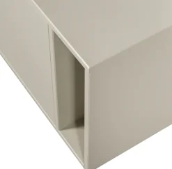 WOOOD Lowboard »Settle Down FSC®-Kiefernholz mit Druckmechanismus, H45 x B108 x T44 cm« Kabelöffnung, beidseitig montierbar, Schutzlackiert, Pfleigleicht