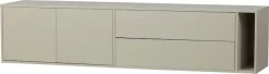 WOOOD Lowboard »Settle TV-Kommode« mit zwei Schubladen, H 45 cm x B 200 cm