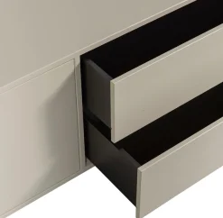 WOOOD Lowboard »Settle TV-Kommode« mit zwei Schubladen, H 45 cm x B 200 cm