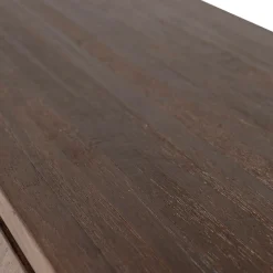 WOOOD Lowboard »Sun mit 4 Türen und recyceltem Teakholz« Recyceltes Teakholz, tropisches Hartholz mit gerader Maserung