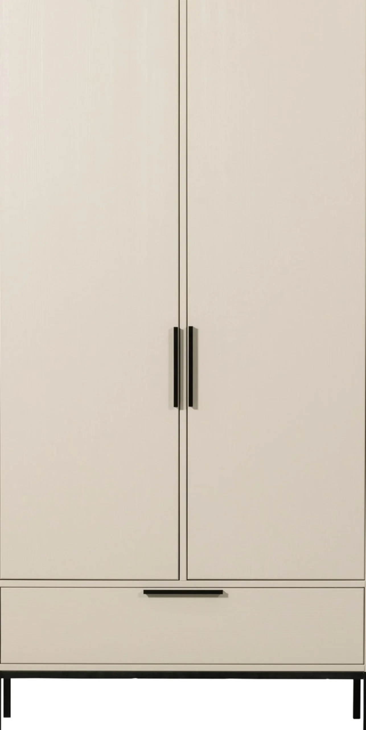 WOOOD Mehrzweckschrank »Adam Garderobenschrank FSC®-Kiefer auf Metallgestell B/T/H100/53/200cm« Tragkraft 15 kg pro Boden, Kleiderstange 10 kg, Einfach zu montierbar