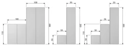 WOOOD Mehrzweckschrank »Daily FSC®-Kiefernholz mit Druckmechanismus« H 200 x B 100 x T 58 cm, pfleigleicht, einfach zu montierbar