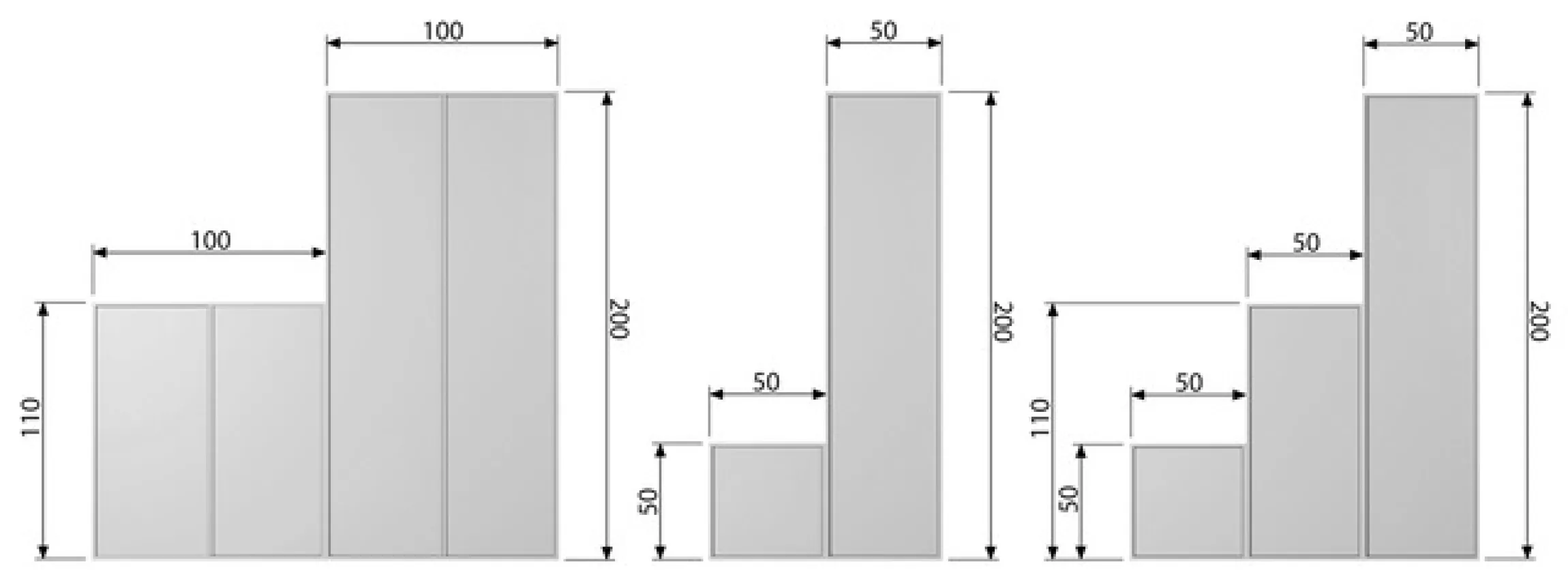 WOOOD Mehrzweckschrank »Daily FSC®-Kiefernholz mit Druckmechanismus« H 200 x B 100 x T 58 cm, pfleigleicht, einfach zu montierbar