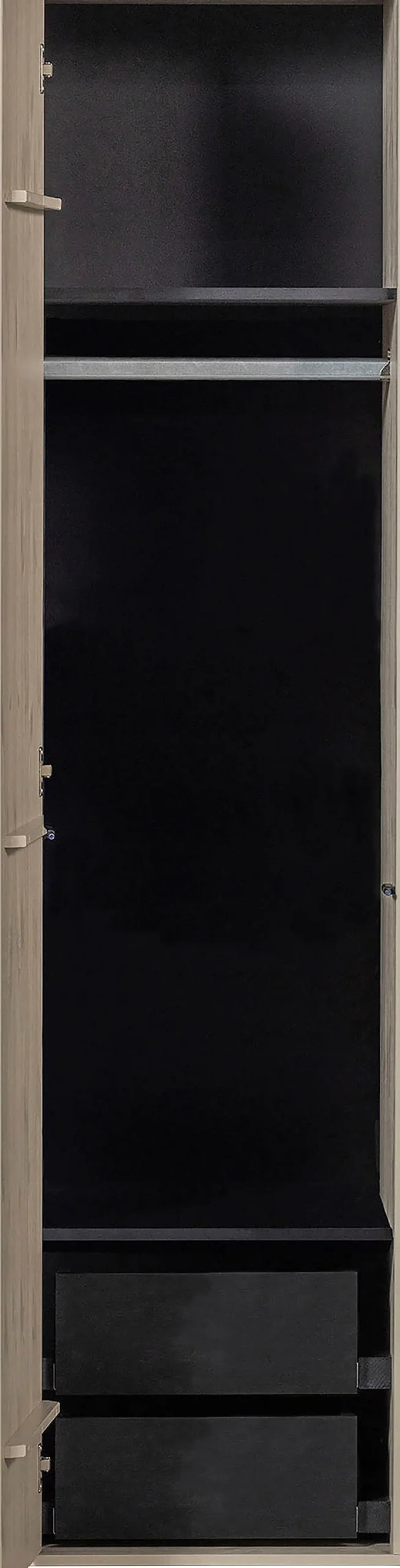 WOOOD Mehrzweckschrank »Daily FSC®-Kiefernholz mit Druckmechanismus« H 200 x B 100 x T 58 cm, pfleigleicht, einfach zu montierbar