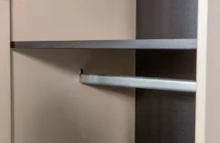 WOOOD Mehrzweckschrank »Daily FSC®-Kiefernholz mit Druckmechanismus« H 200 x B 100 x T 58 cm, pfleigleicht, einfach zu montierbar