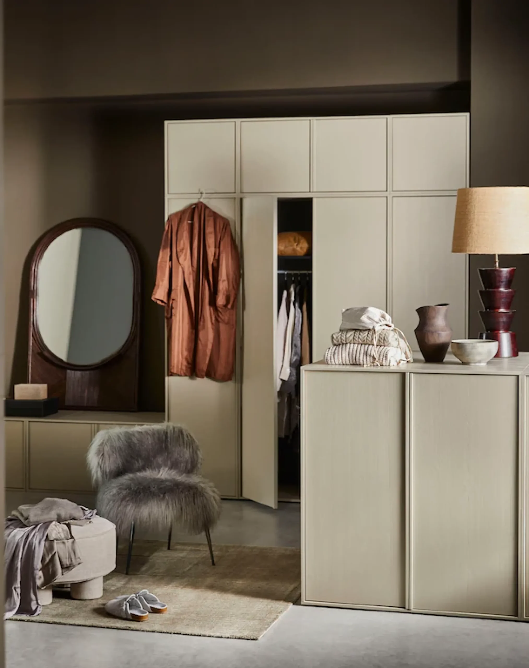 WOOOD Mehrzweckschrank »Daily FSC®-Kiefernholz mit Druckmechanismus« H 200 x B 100 x T 58 cm, pfleigleicht, einfach zu montierbar