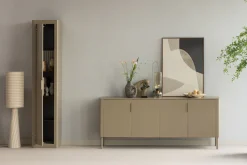 WOOOD Mehrzweckschrank »Gunnar FSC® Mix Kiefernholz mit sichtbare Maserung 45x39x217 cm« Tragkraft 30 kg, abgerundete Ecken, Wandbefestigung empfohlen