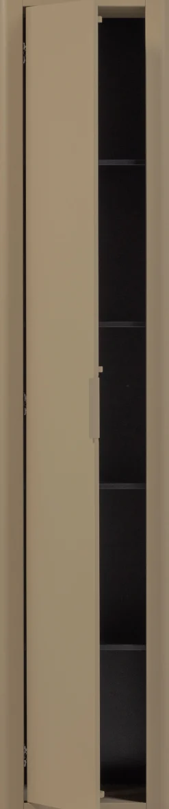 WOOOD Mehrzweckschrank »Gunnar FSC® Mix Kiefernholz mit sichtbare Maserung 45x39x217 cm« Tragkraft 30 kg, abgerundete Ecken, Wandbefestigung empfohlen