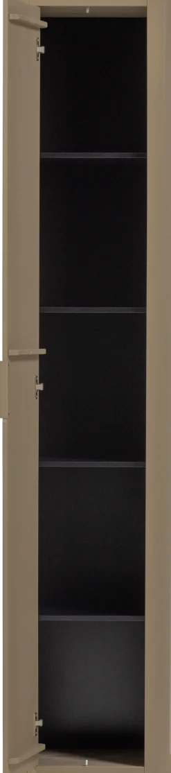WOOOD Mehrzweckschrank »Gunnar FSC® Mix Kiefernholz mit sichtbare Maserung 45x39x217 cm« Tragkraft 30 kg, abgerundete Ecken, Wandbefestigung empfohlen