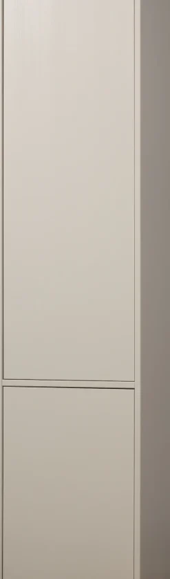 WOOOD Mehrzweckschrank »Meggy Kiefernholz Druckmechanismus, sichtbare Maserung 55x40x215 cm« Tragkraft 10 kg pro Boden, Tür beidseitig montierbar