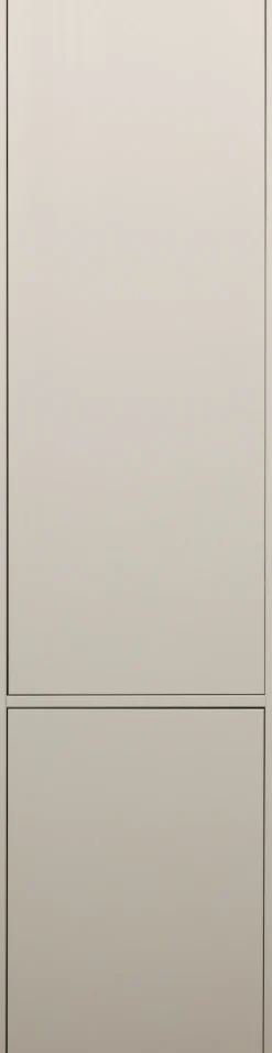WOOOD Mehrzweckschrank »Meggy Kiefernholz Druckmechanismus, sichtbare Maserung 55x40x215 cm« Tragkraft 10 kg pro Boden, Tür beidseitig montierbar