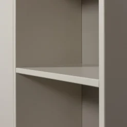 WOOOD Mehrzweckschrank »Meggy Kiefernholz mit Druckmechanismus B 108 x D 40 x H 215 cm« Tragkraft 10 kg pro Boden, sichtbare Maserung, einfach zu montieren