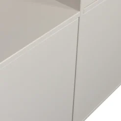 WOOOD Mehrzweckschrank »Meggy Kiefernholz mit Druckmechanismus B 108 x D 40 x H 215 cm« Tragkraft 10 kg pro Boden, sichtbare Maserung, einfach zu montieren