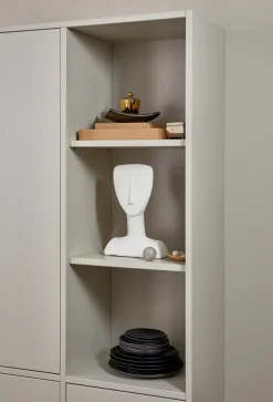 WOOOD Mehrzweckschrank »Merel FSC® Massivkiefer und Druckmechanismus B 100 x T 39,5 x H 200 cm« Tragkraft 10 kg pro Einlegeboden, einfach zu montierbar, Pfleigleicht