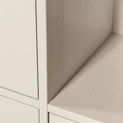 WOOOD Mehrzweckschrank »Merel FSC® Massivkiefer und Druckmechanismus B 100 x T 39,5 x H 200 cm« Tragkraft 10 kg pro Einlegeboden, einfach zu montierbar, Pfleigleicht