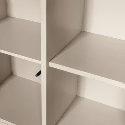 WOOOD Mehrzweckschrank »Merel FSC® Massivkiefer und Druckmechanismus B 100 x T 39,5 x H 200 cm« Tragkraft 10 kg pro Einlegeboden, einfach zu montierbar, Pfleigleicht