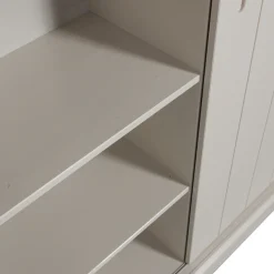 WOOOD Mehrzweckschrank »Mila FSC® Mix Kiefernholz mit Schiebetür und Schubladen 120x42x200 cm« Sichtbare Maserung, Tragkraft 10 kg pro Boden, einfach zu montieren