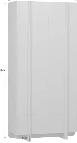 WOOOD Mehrzweckschrank »Nook Stauraumschrank, Garderobenschank« mit Schublade, H 210 cm x B 101 cm