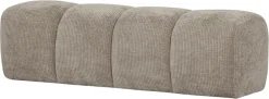 WOOOD Polsterbank »Mojo ohne Rückenlehne mit Jacquard-Rippenbezug B 160 x T 45 x H 49 cm« Ausgezeichnete Verschleißfestigkeit, Tragkraft 120 kg, kombinierbar