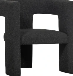 WOOOD Polsterstuhl »Tiwa mit Bouclé-Bezug und Holzgestell B 63 x T 62 x H 71 cm« () Maximale Verschleißfestigkeit, Tragkraft 100 kg, montiert geliefert
