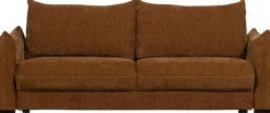 WOOOD Schlafsofa »Jonne Strukturbezug mit Schlaffunktion, H 92 x B 233 x T 105 cm« Tragkraft 220 kg, Sitzbreite 192 cm, Geringe Verschleißfestigkeit