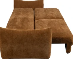 WOOOD Schlafsofa »Jonne Strukturbezug mit Schlaffunktion, H 92 x B 233 x T 105 cm« Tragkraft 220 kg, Sitzbreite 192 cm, Geringe Verschleißfestigkeit
