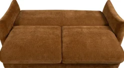 WOOOD Schlafsofa »Jonne Strukturbezug mit Schlaffunktion, H 92 x B 233 x T 105 cm« Tragkraft 220 kg, Sitzbreite 192 cm, Geringe Verschleißfestigkeit