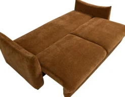 WOOOD Schlafsofa »Jonne Strukturbezug mit Schlaffunktion, H 92 x B 233 x T 105 cm« Tragkraft 220 kg, Sitzbreite 192 cm, Geringe Verschleißfestigkeit