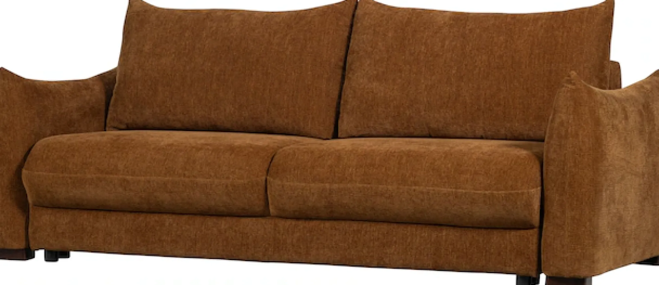 WOOOD Schlafsofa »Jonne Strukturbezug mit Schlaffunktion, H 92 x B 233 x T 105 cm« Tragkraft 220 kg, Sitzbreite 192 cm, Geringe Verschleißfestigkeit