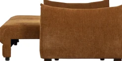 WOOOD Schlafsofa »Jonne Strukturbezug mit Schlaffunktion, H 92 x B 233 x T 105 cm« Tragkraft 220 kg, Sitzbreite 192 cm, Geringe Verschleißfestigkeit