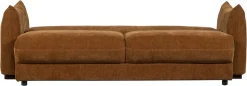 WOOOD Schlafsofa »Jonne Strukturbezug mit Schlaffunktion, H 92 x B 233 x T 105 cm« Tragkraft 220 kg, Sitzbreite 192 cm, Geringe Verschleißfestigkeit