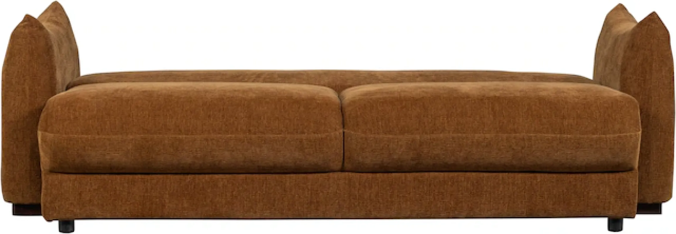 WOOOD Schlafsofa »Jonne Strukturbezug mit Schlaffunktion, H 92 x B 233 x T 105 cm« Tragkraft 220 kg, Sitzbreite 192 cm, Geringe Verschleißfestigkeit