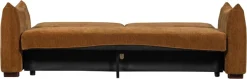 WOOOD Schlafsofa »Jonne Strukturbezug mit Schlaffunktion, H 92 x B 233 x T 105 cm« Tragkraft 220 kg, Sitzbreite 192 cm, Geringe Verschleißfestigkeit