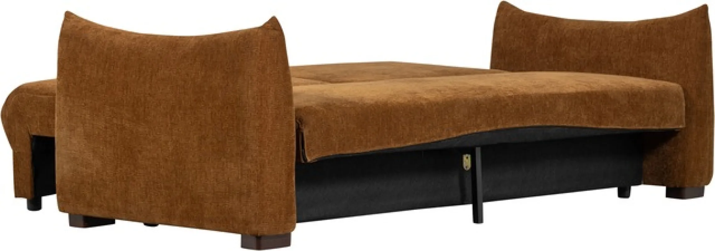 WOOOD Schlafsofa »Jonne Strukturbezug mit Schlaffunktion, H 92 x B 233 x T 105 cm« Tragkraft 220 kg, Sitzbreite 192 cm, Geringe Verschleißfestigkeit