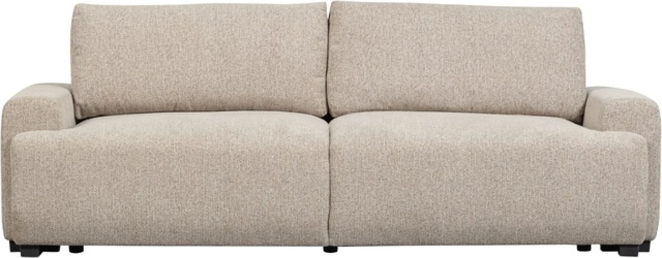 WOOOD Schlafsofa »Night & Day Melange-Webstoff mit Schlaffunktion, H85 x B239 x T107 cm« Schlafbreite 190 cm, Sehr hohe Verschleißfestigkeit, Pfleiglicht