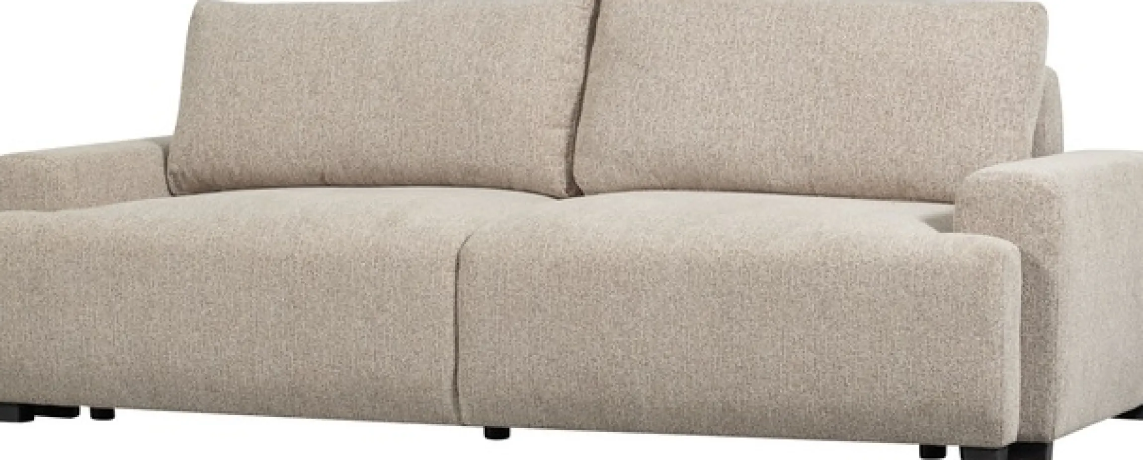 WOOOD Schlafsofa »Night & Day Melange-Webstoff mit Schlaffunktion, H85 x B239 x T107 cm« Schlafbreite 190 cm, Sehr hohe Verschleißfestigkeit, Pfleiglicht