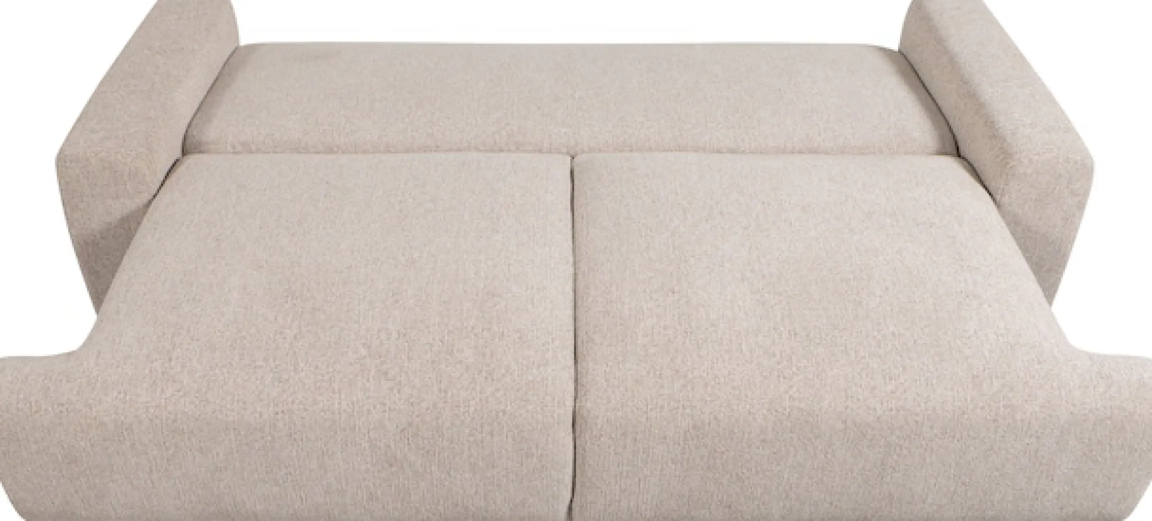 WOOOD Schlafsofa »Night & Day Melange-Webstoff mit Schlaffunktion, H85 x B239 x T107 cm« Schlafbreite 190 cm, Sehr hohe Verschleißfestigkeit, Pfleiglicht