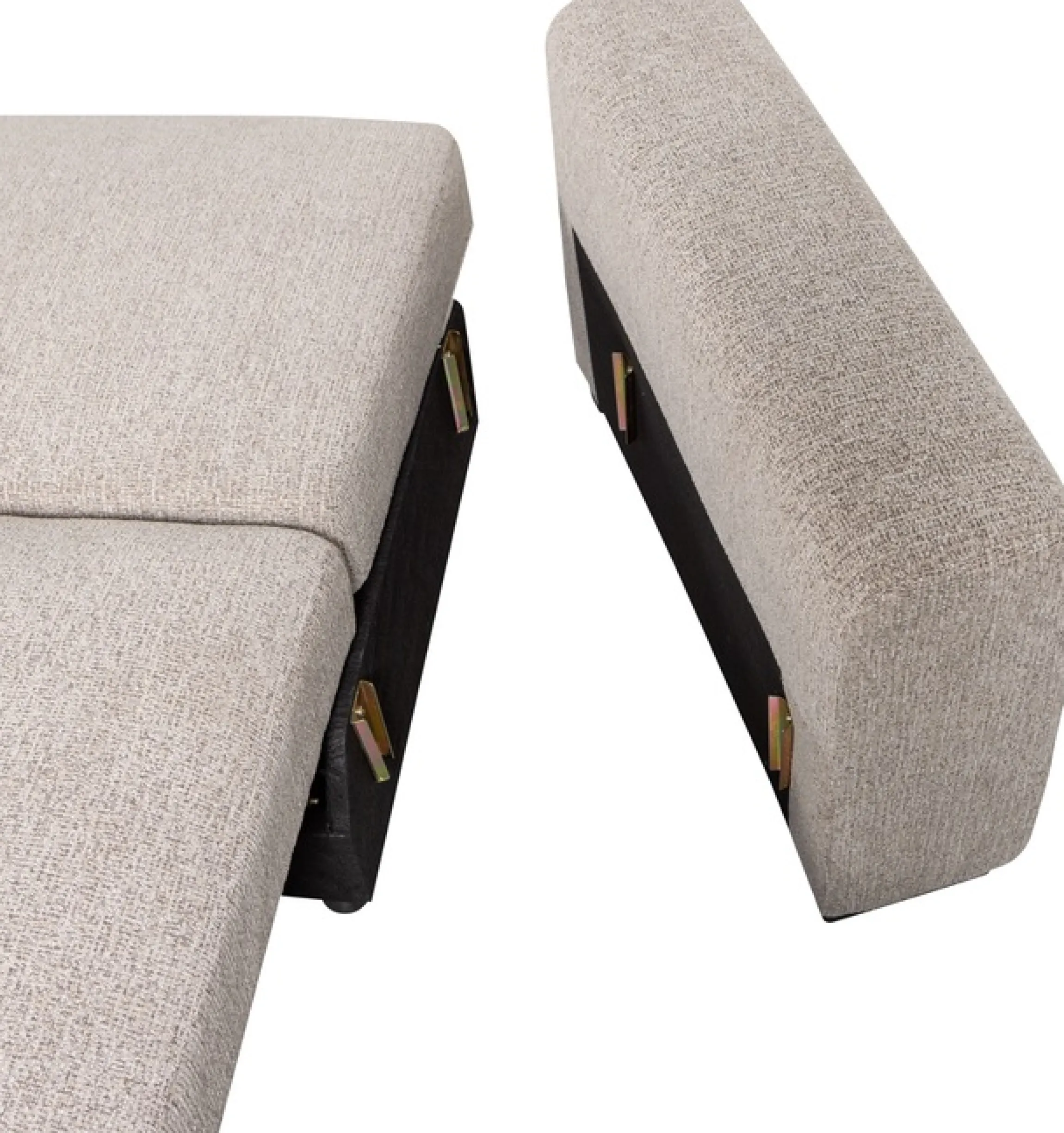 WOOOD Schlafsofa »Night & Day Melange-Webstoff mit Schlaffunktion, H85 x B239 x T107 cm« Schlafbreite 190 cm, Sehr hohe Verschleißfestigkeit, Pfleiglicht