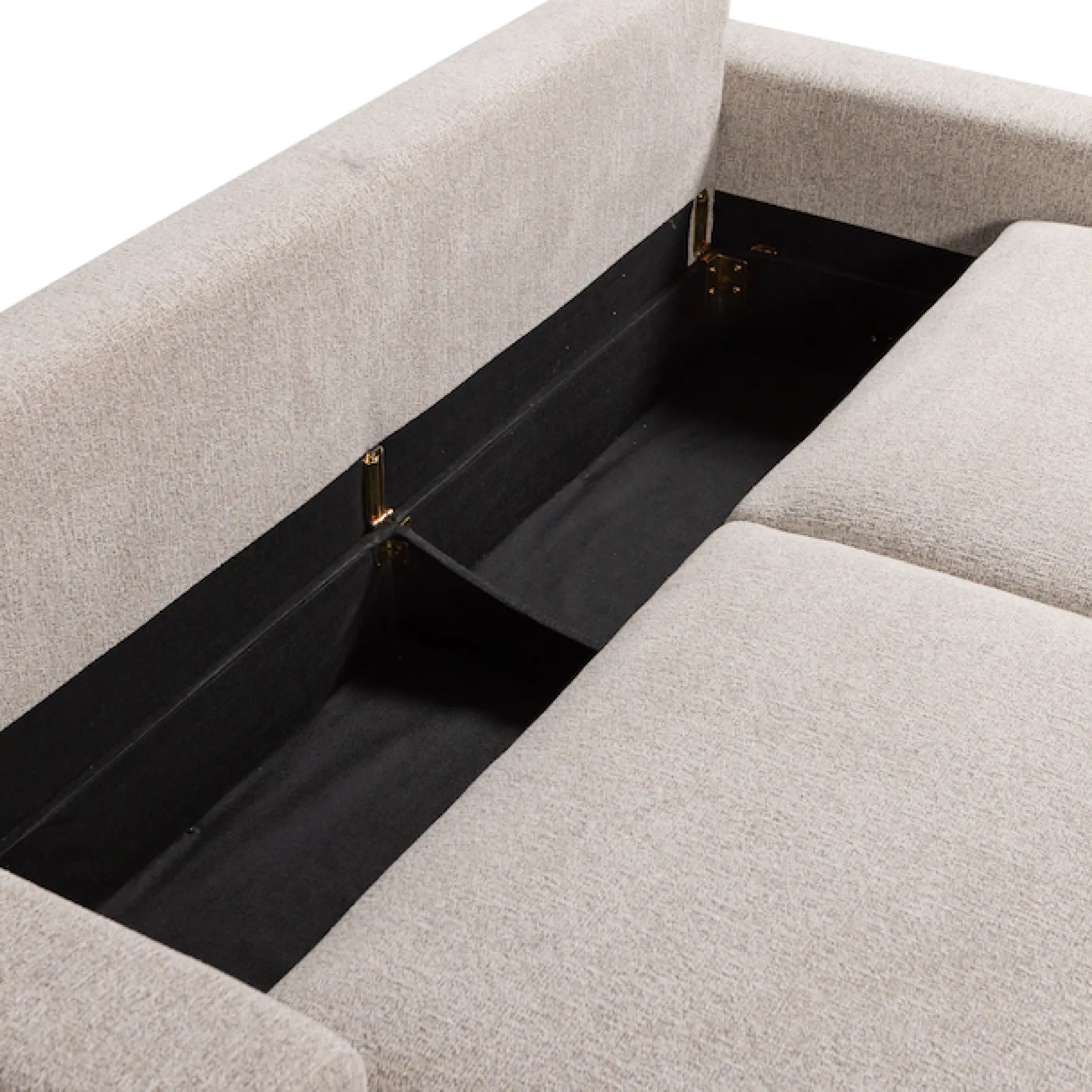 WOOOD Schlafsofa »Night & Day Melange-Webstoff mit Schlaffunktion, H85 x B239 x T107 cm« Schlafbreite 190 cm, Sehr hohe Verschleißfestigkeit, Pfleiglicht
