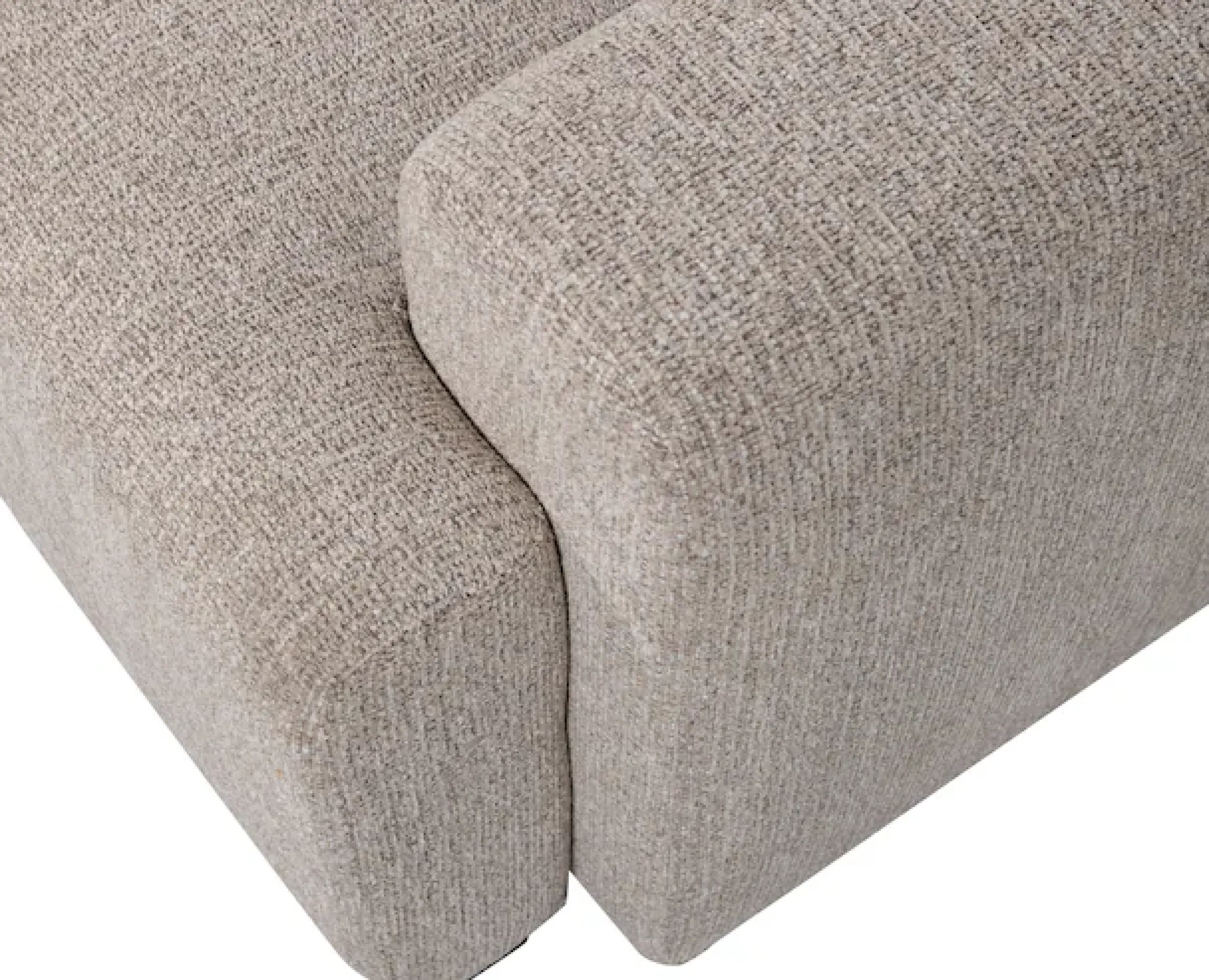 WOOOD Schlafsofa »Night & Day Melange-Webstoff mit Schlaffunktion, H85 x B239 x T107 cm« Schlafbreite 190 cm, Sehr hohe Verschleißfestigkeit, Pfleiglicht