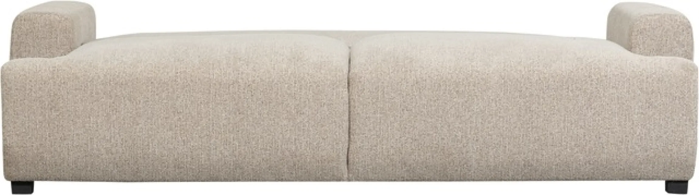 WOOOD Schlafsofa »Night & Day Melange-Webstoff mit Schlaffunktion, H85 x B239 x T107 cm« Schlafbreite 190 cm, Sehr hohe Verschleißfestigkeit, Pfleiglicht